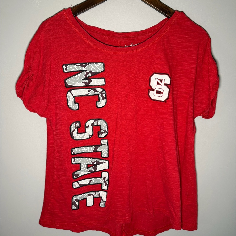 NC State Women's Red Short Sleeve Tee